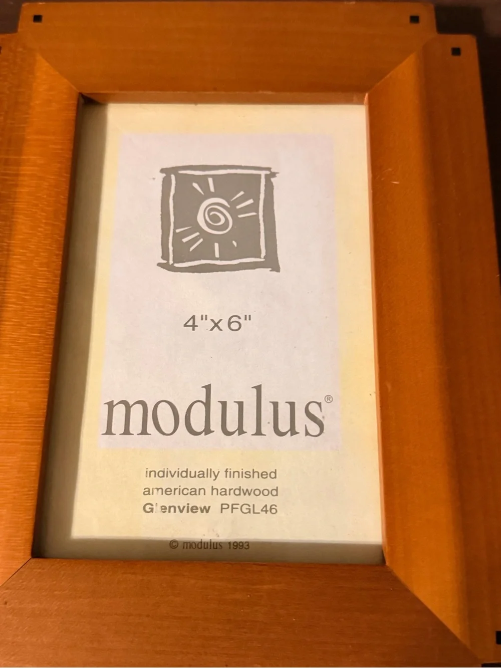 Vintage Modulus 4x6 Hardwood‎ Picture Frame Mission Style Arts & Crafts